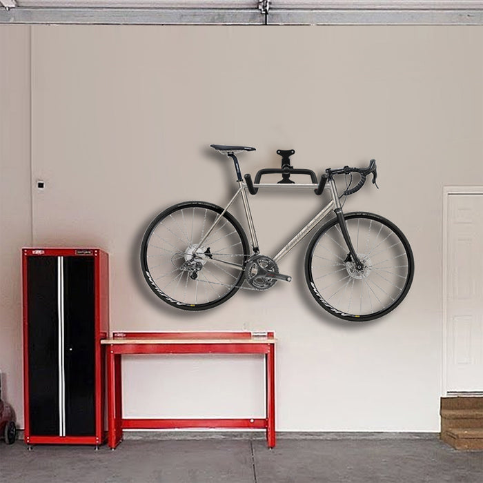 Maclean bicycle mount/wall hanger, horizontal, steel, max. load 30 kg, MC-431, 3 pieces