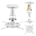 Maclean Ceiling Mount/Hanger for Projectors, Steel, 180–310 mm, up to 15 kg, MC-208 W