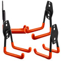 Maclean garage wall mount for tires, gardening tools, ladders, and hoses. Steel, max. load 70 kg, MC-442, 4 pieces