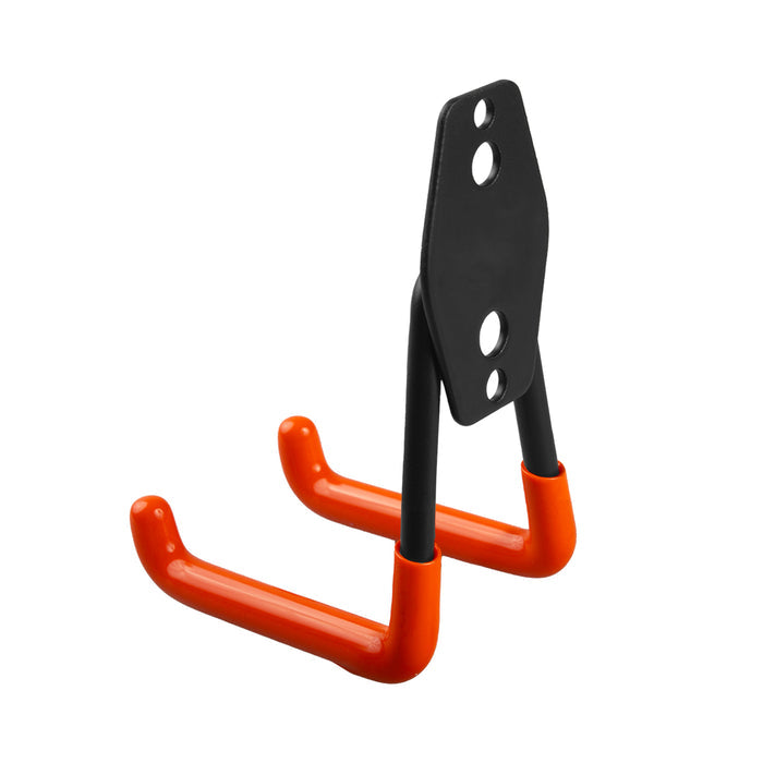 Maclean garage wall mount for tires, gardening tools, ladders, and hoses. Steel, max. load 70 kg, MC-442, 4 pieces