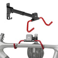 Maclean Horizontal Wall-Mounted Bike Rack, Steel, Max. Load 30 kg, Adjustable Angle, MC-172