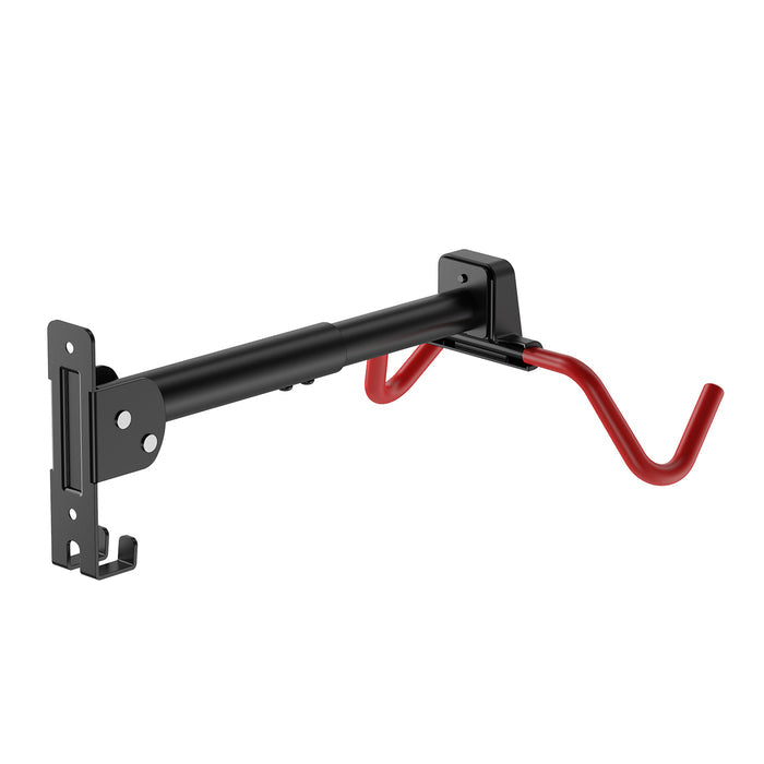 Maclean Horizontal Wall-Mounted Bike Rack, steel, max. load 30 kg, adjustable angle, MC-172, 3 pieces