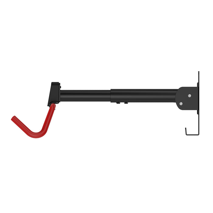 Maclean Horizontal Wall-Mounted Bike Rack, steel, max. load 30 kg, adjustable angle, MC-172, 3 pieces