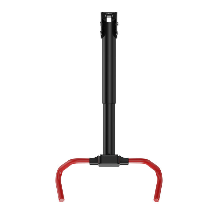 Maclean Horizontal Wall-Mounted Bike Rack, Steel, Max. Load 30 kg, Adjustable Angle, MC-172