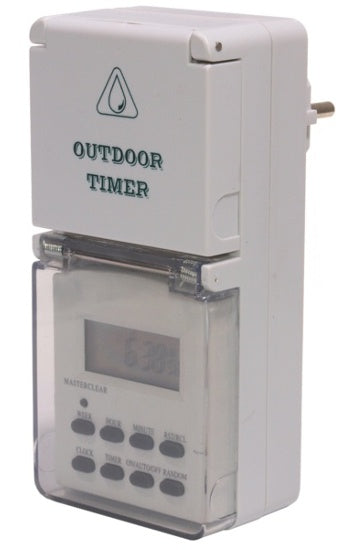 Maclean MCE08 external digital timer, random function, 10 programs, max 156 programs, 3600 W.