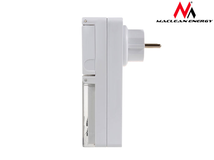 Maclean MCE08 external digital timer, random function, 10 programs, max 156 programs, 3600 W.
