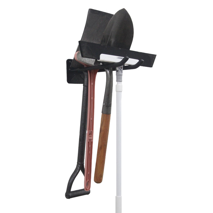 Maclean Set of 4 Wall Mounts for Tools, Wheels, Ladders, and Bicycles, Steel, Max. Load 70 kg, MC-436