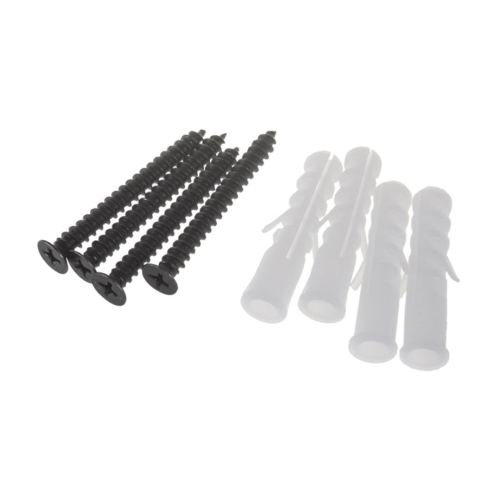 Maclean Set of 4 Wall Mounts for Tools, Wheels, Ladders, and Bicycles, Steel, Max. Load 70 kg, MC-436