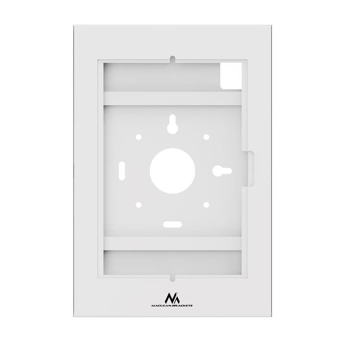 Maclean Tablet Advertising Mount with Lock, 10.9"-11", iPad Air/Pro, Samsung Tab A & S Series, 220x323x22mm, MC-955 W