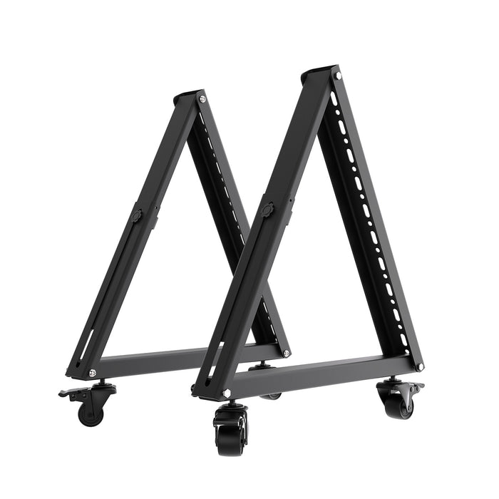Maclean TV Cart / Floor Stand, 37–80", max. VESA 800x400, max. 75 kg, mobile, wheel lock, MC-183
