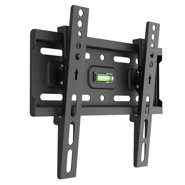 Maclean TV Mount / Bracket, max VESA 200x200, 13-43", up to 45 kg, black, tilt adjustment +2°–-10°, MC-189