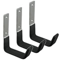 Maclean Wall Mount / Hanger for Tires, Wheels, Ladders, and Bicycles, Steel, Max. Load 15 kg, MC-435, 3 Pieces
