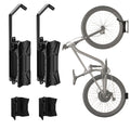 Maclean Wall-Mounted Bike Rack/Hanger, max. load 35 kg, adjustable tilt angle, steel, MC-171, 2 pieces