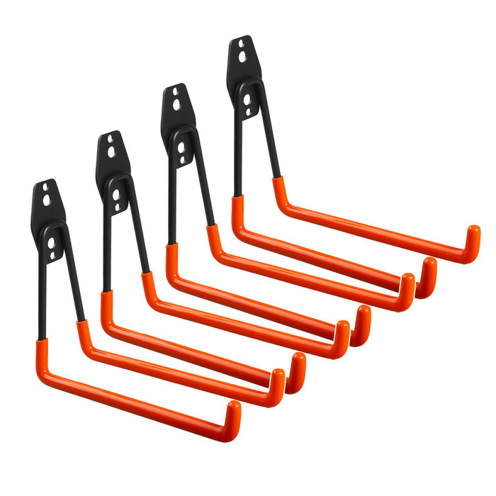 Maclean wall mount/hanger for tires, gardening tools, ladders, hoses, bicycles, max. load 25 kg, MC-444, 4 pieces
