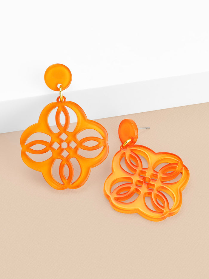 Mandala Drop Earring