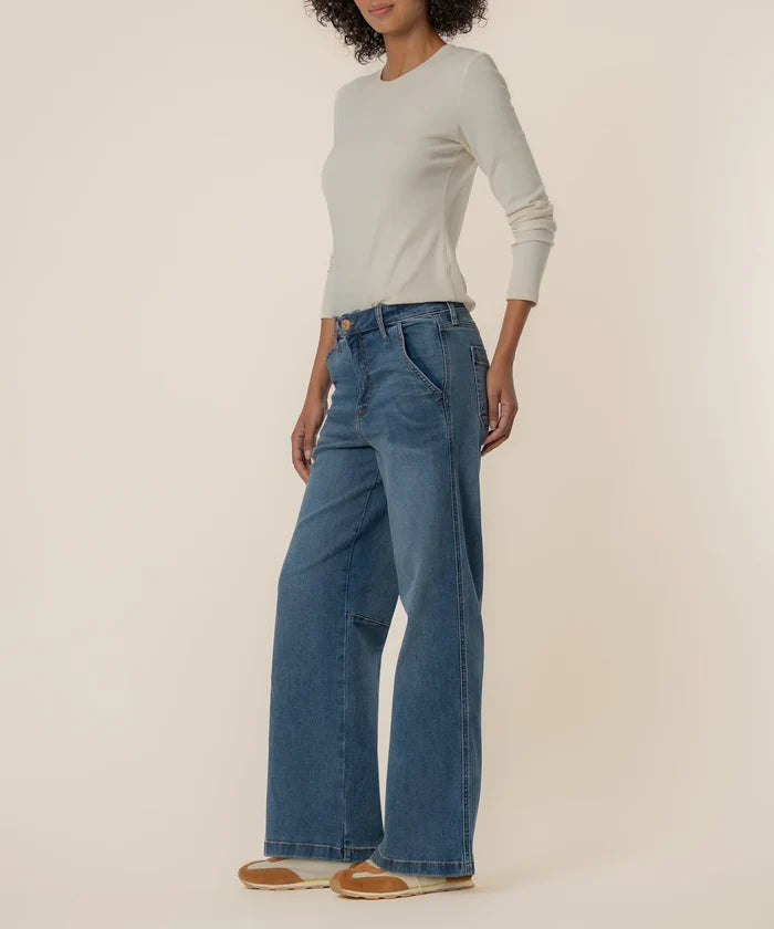 Meg High Rise Wide Leg in Acutely