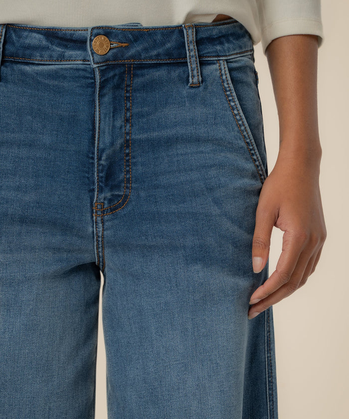 Meg High Rise Wide Leg in Acutely