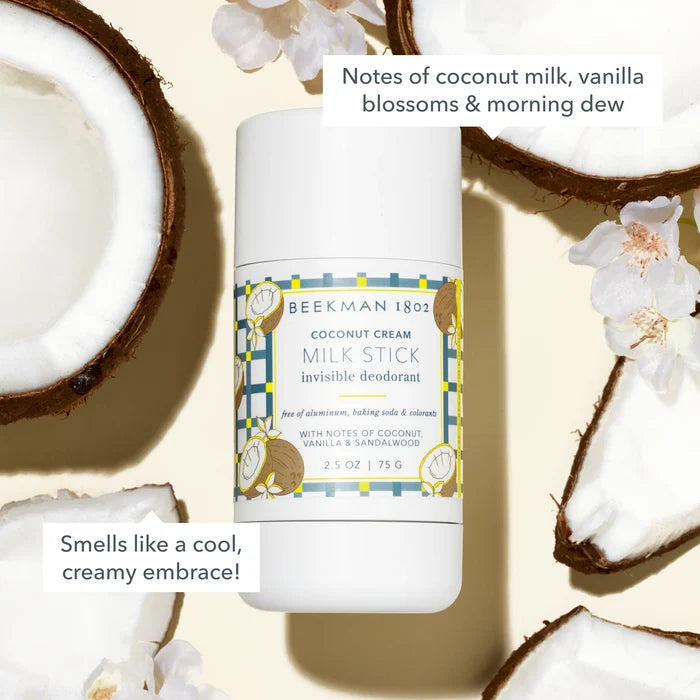 Milk Stick All-Day Deodorant - Coconut Cream by Beekman 1802