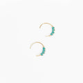 Moab Western Beaded Hoop Earrings in 14k Gold Filled