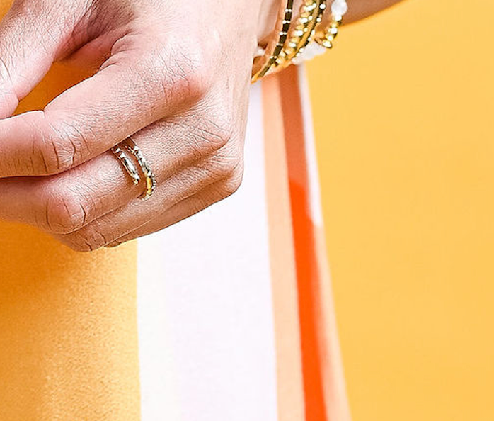 Morse Code Ring - Patterned | BRAVE: Brave