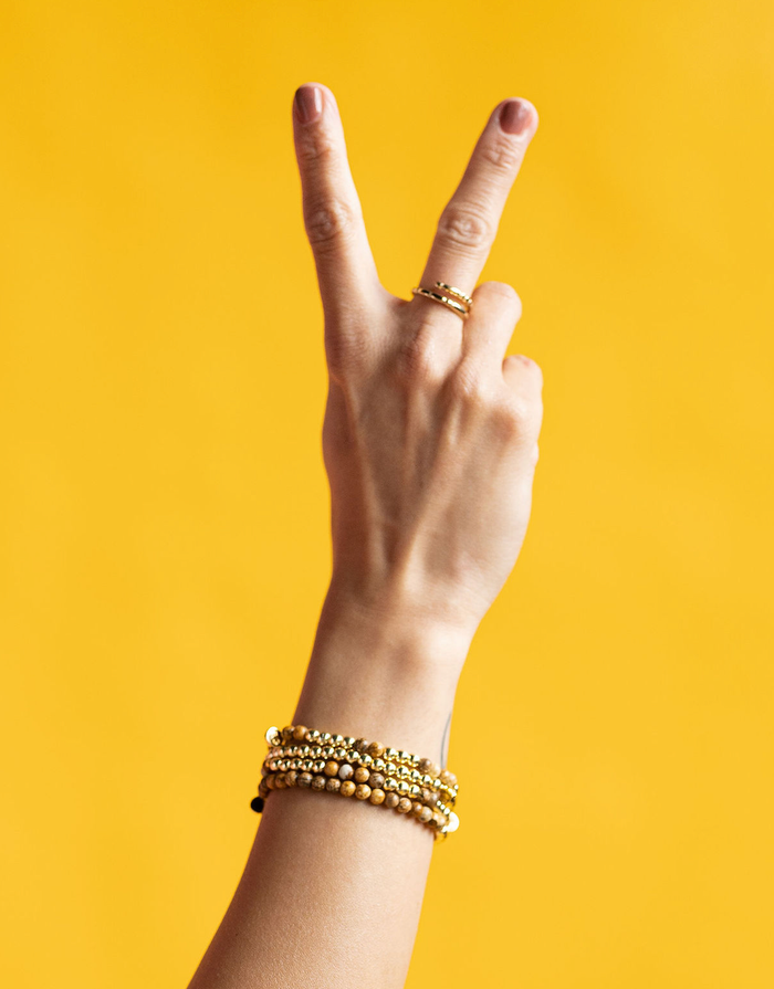 Morse Code Ring - Patterned | FRIENDSHIP: Friendship