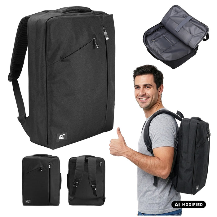 NanoRS Laptop Backpack, 15.6", black, 43x30x10, waterproof RS203 B