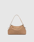 Nicole Handbag in Suede Honey