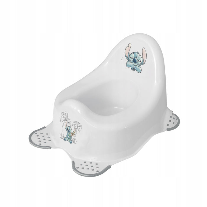 Non-slip step stool, single step, max. 80 kg + Toilet seat cover + Stitch potty