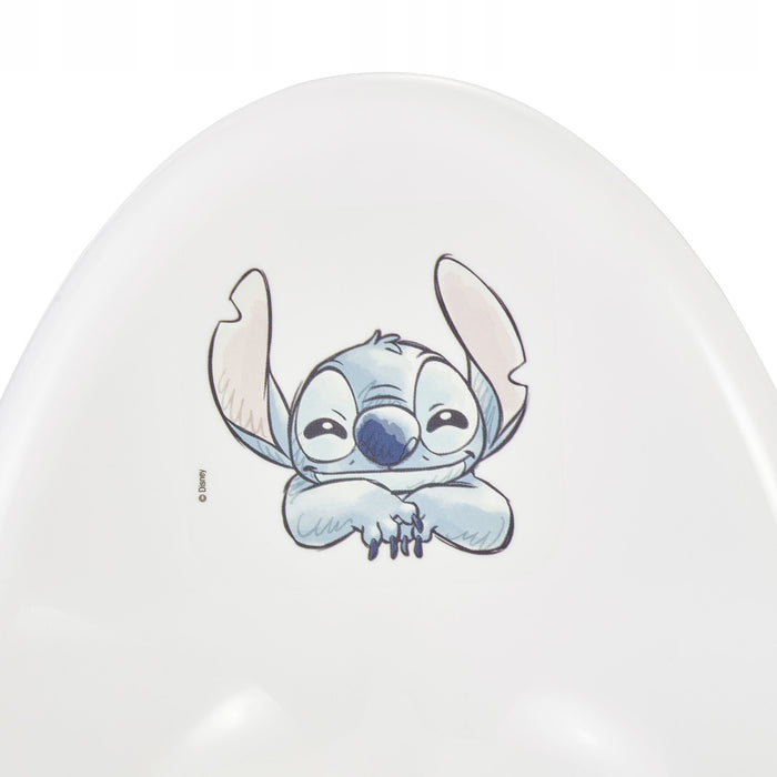 Non-slip step stool, two steps, max. 120 kg, + Toilet seat cover + Stitch potty