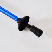 Nordic walking sticks in aluminum anti-shock system 65-135cm EUROBATT blue color