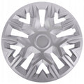 NRM The Best 16'' Universal Wheel Cover, Silver, 1 piece