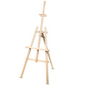 Painting Easel Studio 150 cm Natural EKO Beech Wood Stand Professional Art Craft Display Artist