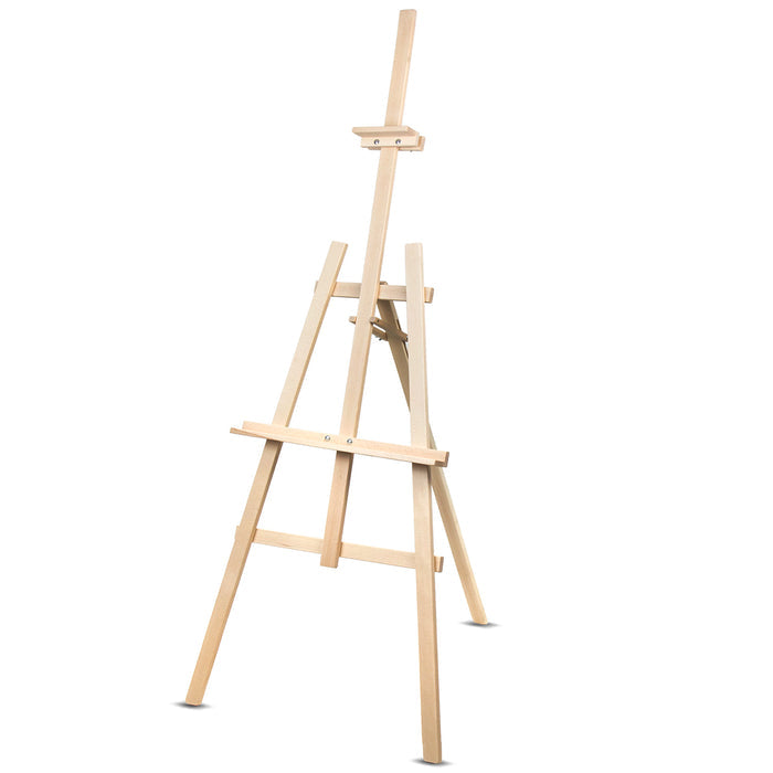 Painting Easel Studio 150 cm Natural EKO Beech Wood Stand Professional Art Craft Display Artist