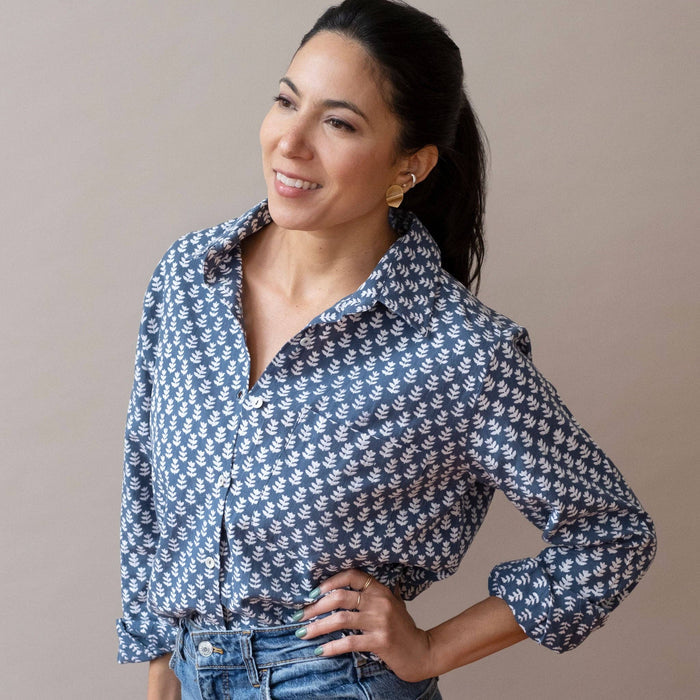 Pali Top- Tula Cloud in Double Gauze Cotton