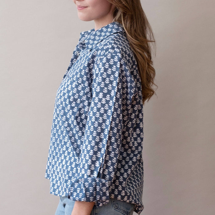 Pali Top- Tula Cloud in Double Gauze Cotton