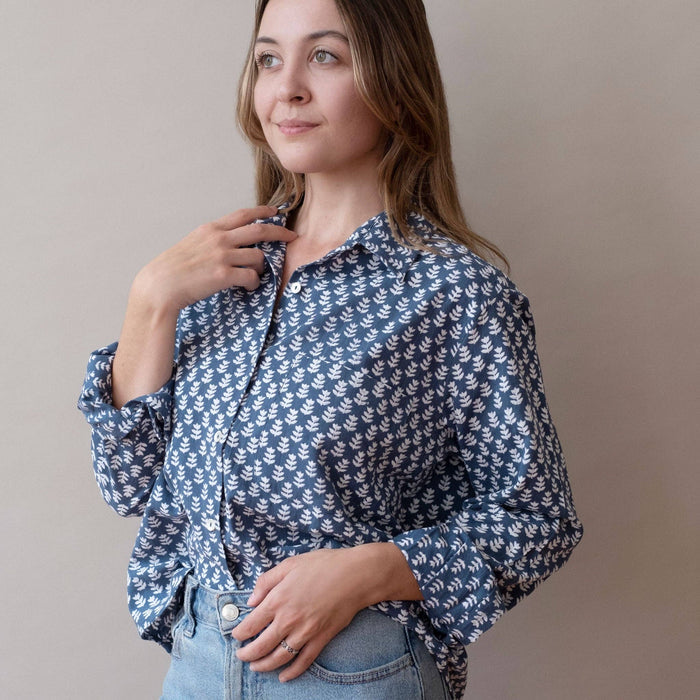 Pali Top- Tula Cloud in Double Gauze Cotton