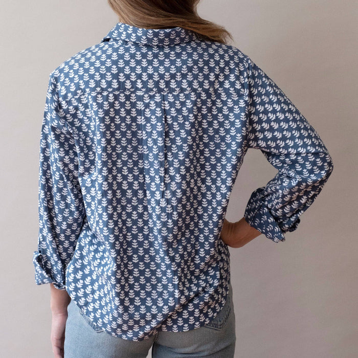 Pali Top- Tula Cloud in Double Gauze Cotton