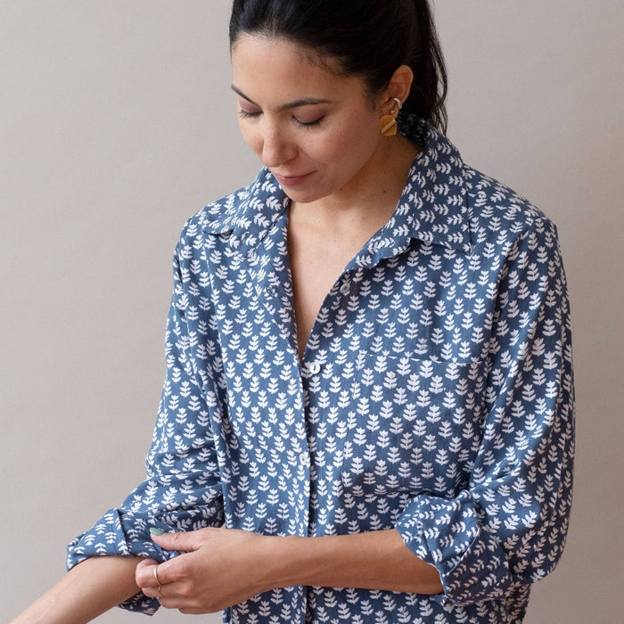 Pali Top- Tula Cloud in Double Gauze Cotton