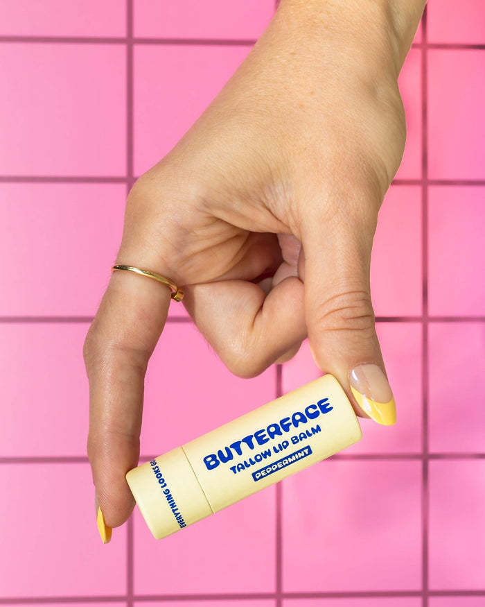 Peppermint Tallow Butter Lip Balm