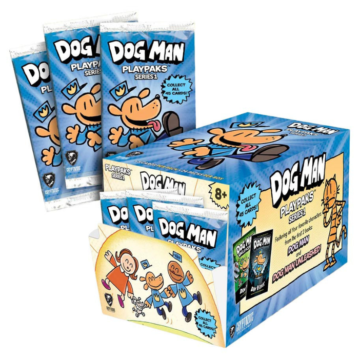 PlayPaks: Dog Man: Series 1 Booster Display