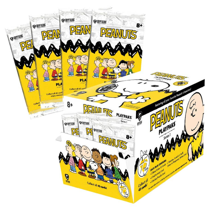 PlayPaks: Peanuts: Series 1 Booster Display