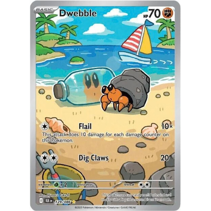 Pokémon Dwebble - Black Bolt #129/086 NM