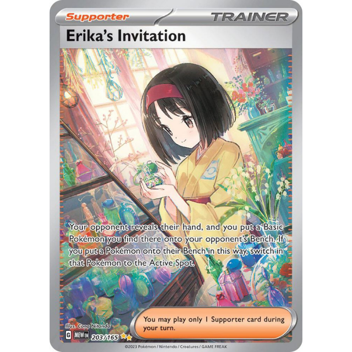 Pokémon Erika's Invitation - Scarlet & Violet 151 #203/165