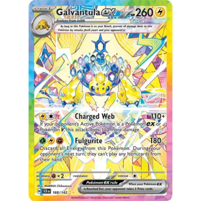 Galvantula ex - Stellar Crown #168/142