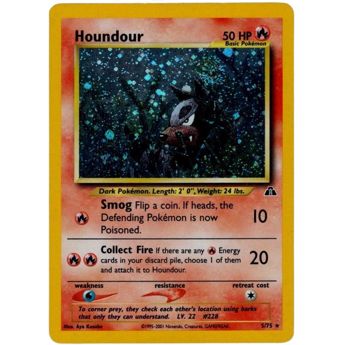 Pokémon Houndour - Neo Discovery #05/75 D