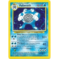 Poliwath Pokémon trading card with blue and yellow border