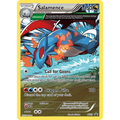 Pokémon trading card featuring Salamence with dragon and water elements.