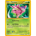 Pokémon trading card featuring Virizion with green and yellow border