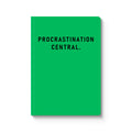 Procrastination Central Paperback Notebook (A5)