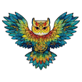 Puzzle: Wooden: Owl 200 piece